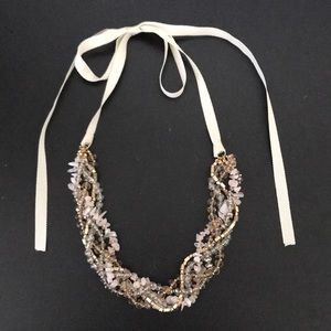 Loft tie necklace